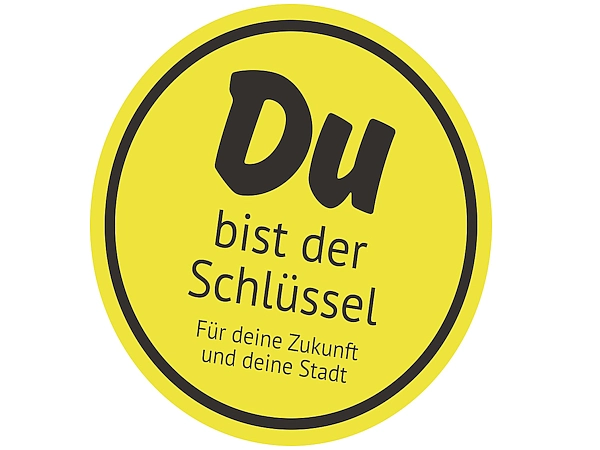 Button Du bist der Schlüssel